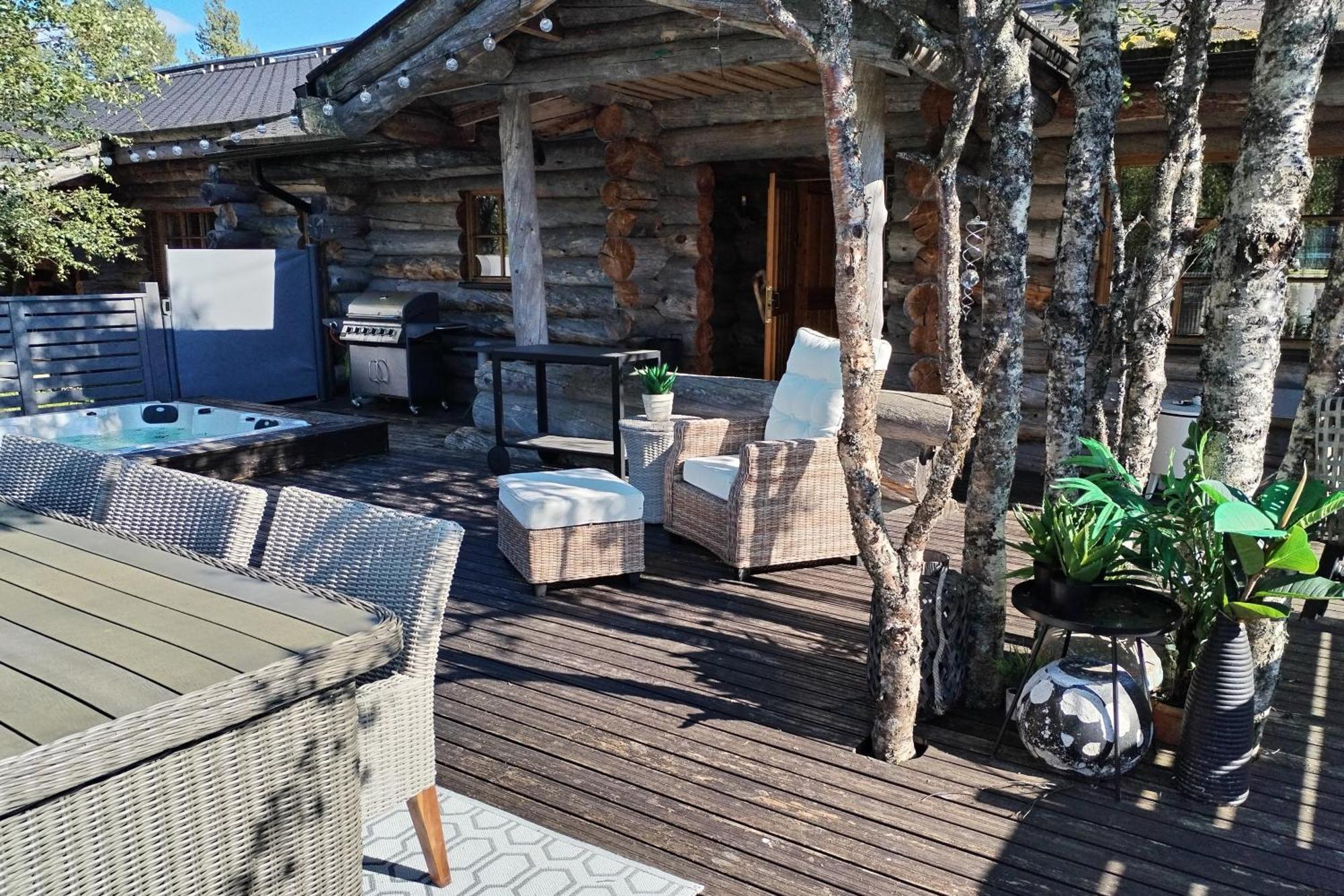 Kuukkeli Log Houses Teerenpesae - Premium Suite A48 Saariselka Eksteriør bilde