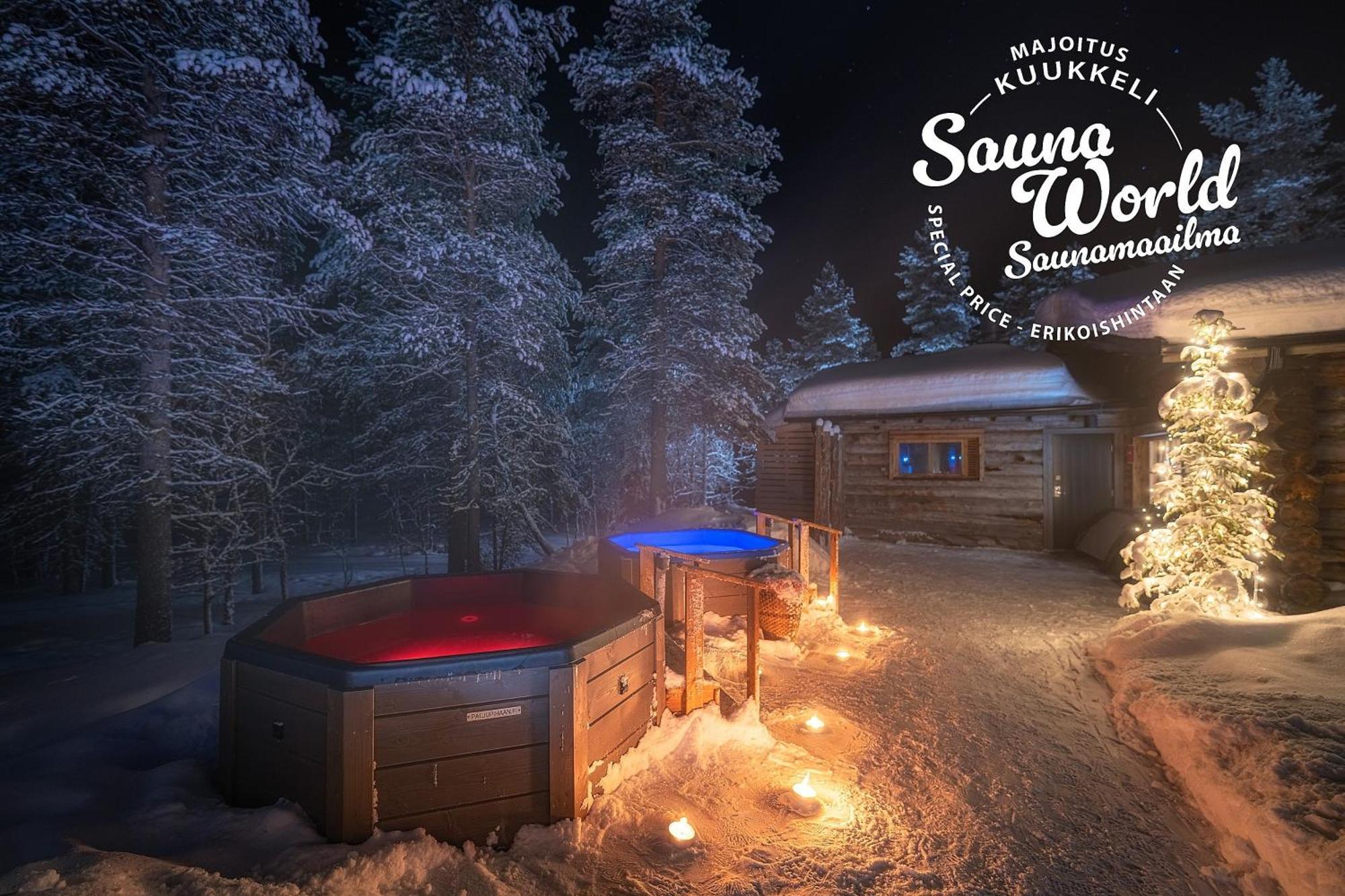 Kuukkeli Log Houses Teerenpesae - Premium Suite A48 Saariselka Eksteriør bilde