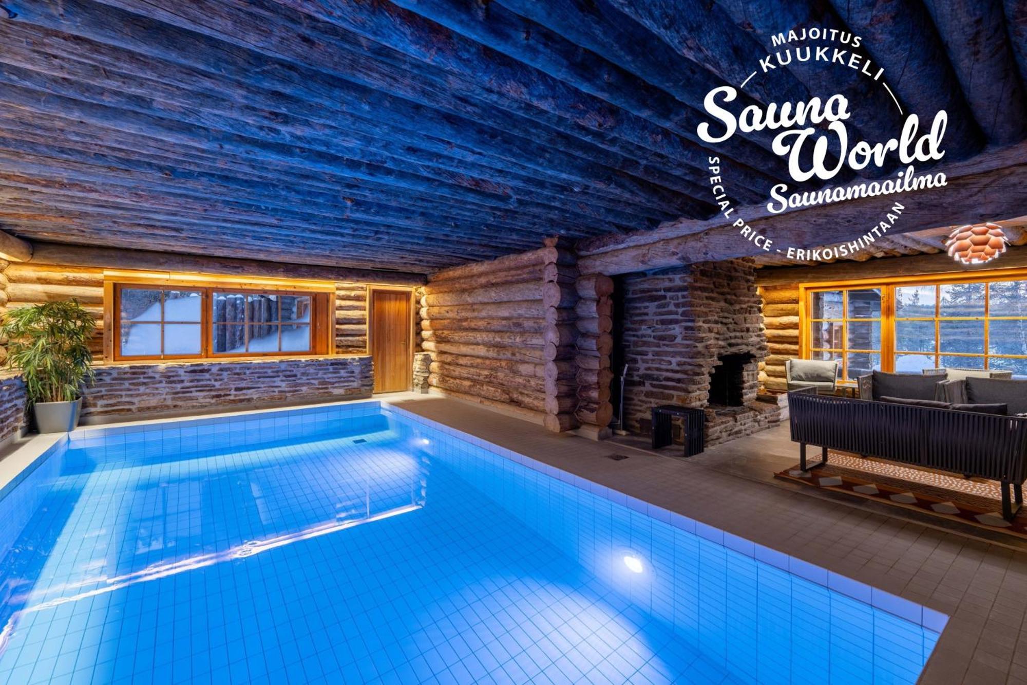 Kuukkeli Log Houses Teerenpesae - Premium Suite A48 Saariselka Eksteriør bilde